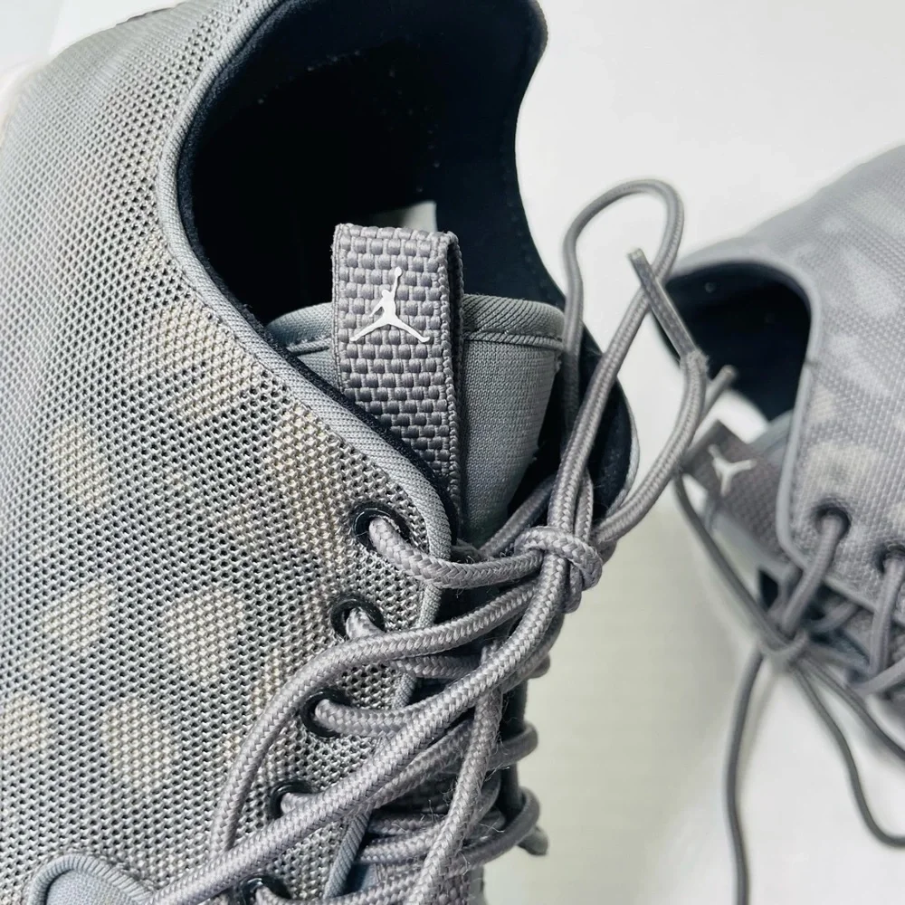 AIR Jordan Men’s Eclipse Gray Leopard Mesh Athletic Sneakers Size 8